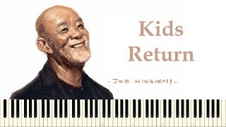 ♪ Joe Hisaishi Kids Return  Piano Tutorial [upl. by Ahsercul]