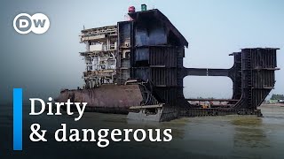 Scrapping ships in Bangladesh  DW Documentary [upl. by Ainola]