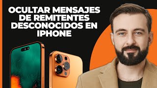 Cómo ocultar mensajes de remitentes desconocidos en el iPhone [upl. by Blossom]