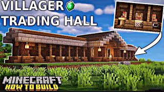 Ultimate Minecraft Villager Trading Hall Decorating Tips [upl. by Marita309]