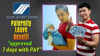 PATERNITY LEAVE BENEFIT APPROVED SSS 2024｜Paano Mag File At Ma Approved Sa SSS Paternity Leave [upl. by Aikam]