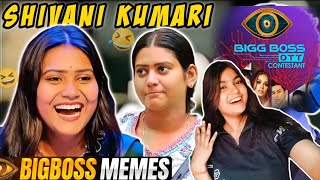 Reaction on Shivani Kumari Bigg Boss Ott 3 Funny Edits  Brozone React [upl. by Nahsez]