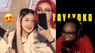 FAYEYOKO MOMENTS SINGLE TOGETHER  Thai GL Reaction [upl. by Janiuszck]