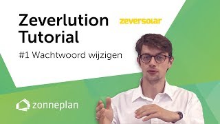 Zeversolar Zeverlution Tutorial 1 Wachtwoord wijzigen van uw omvormer [upl. by Wurtz]