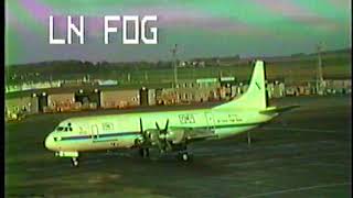 Prestwick Airport old plane spotting 1989 [upl. by Enymzaj]