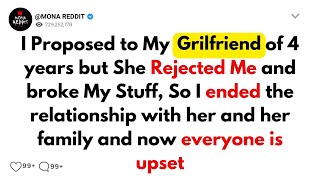 I Proposed to My Girlfriend of 4 years but She Rejected Me and broke My Stuff So I ended [upl. by Hepsibah]