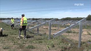 Photovoltaik Wie eine 5 MW Freilandanlage ensteht [upl. by Kraska430]