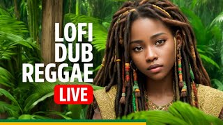 🌴🇯🇲 Dub Reggae Radio Live  Chillin Beats and Positive Vibes [upl. by Sidran]