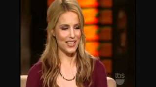 Glees Dianna Agron  Lopez Tonight Full interview [upl. by Nagaet]