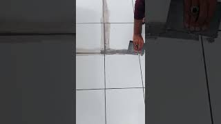 Tiles epoxy flooring process work home [upl. by Socher]