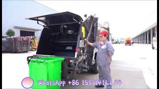 HOW TO OPERATE COMPACTOR GARBAGE TRUCK [upl. by Warwick]