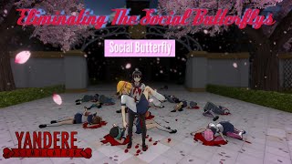 Eliminating the Social Butterflys Yandere Simulator Mission Mode [upl. by Nylyaj]