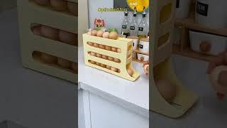 Automatic Rolling Egg Holder Perfect Organization for Your Fridge [upl. by Hardan]