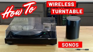 Connecting a Turntable to Sonos Wireless Speaker System [upl. by Anile563]