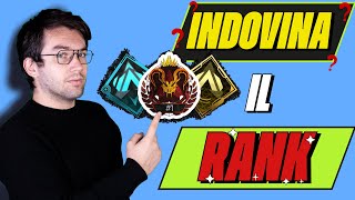 PROVO A SCOPRIRE IL RANK DI QUESTI 9 GIOCATORI DALLE LORO CLIP SU APEX LEGENDS  CHALLENGE [upl. by Elvah938]