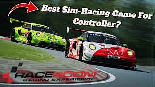 Is This The Best SimRacing Game For Controller  RaceRoom [upl. by Imoyaba]