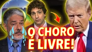 O CHORO SEGUE LIVRE NA GLOBO OS BLOGUEIROS DA ESQUERDA ESTÃO DESESPERADOS COM A VITÓRIA DE TRUMP [upl. by Negiam187]