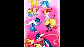 Delphox Evo line X Greninja Evo line Bad Romance [upl. by Rhiamon958]