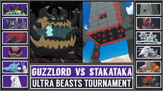 GUZZLORD vs STAKATAKA  Ultra Beast Pokémon Tournament Battle 4 [upl. by Chandler790]