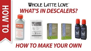 Whats in Espresso Machine Descaling Products and How to Make Your Own Descaler [upl. by Lali]