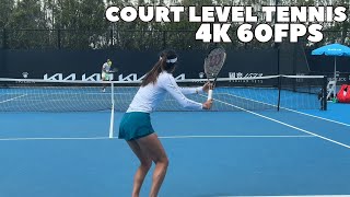 Emma Raducanu Court Level Practice 2024 4K 60FPS [upl. by Esyahc]