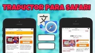 Traductor para safariphoneitraduce paginas directo en el navegador de tu iphoneipadipod ios 11 [upl. by Roma]