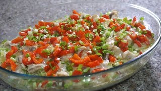 Pescado al horno en salsa con verduras y colchón de papas recetas con pescado [upl. by Recha]