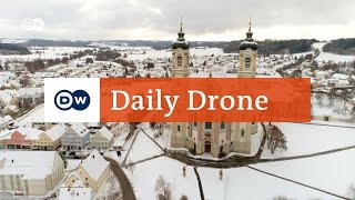 DailyDrone Ottobeuren Abbey Bavaria [upl. by Cresa]