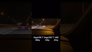 Stage1 F80 M3 VS Stage1 RS3 VS Stock A45S FL rollracebmwm3audirs3mercedesa45sraceforyou [upl. by Padraig361]