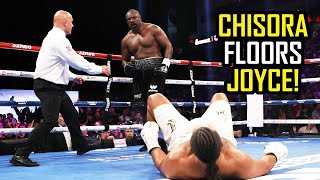 DEREK CHISORA DROPS amp OUTBOXES JOE JOYCE 🫣🔥🥊 POST FIGHT REVIEW NO FOOTAGE [upl. by Annalee]