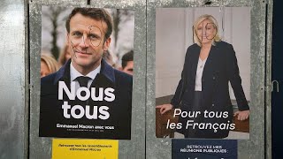 Polling stations abroad open in French presidential election runoff [upl. by Phene]