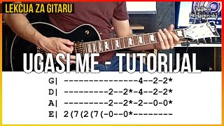 Parni Valjak  Ugasi Me  Lekcija Za Gitaru  Guitar Tutorial  Dalibor Stojanovski [upl. by Gardal]