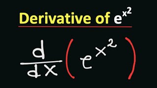 What is the Derivative of ex2  e to the x square derivative  ex2 Derivative [upl. by Nylauqcaj]