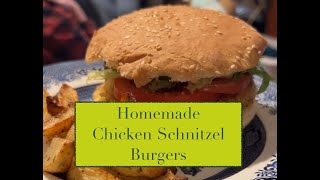 How to make Chicken Schnitzel Burgers [upl. by Artimed]