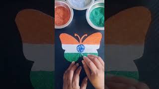 mix cardboard design painting three colour ✅🇮🇳🫡independenceday 15august sorts viral indiaday [upl. by Ozzy788]