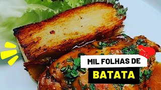 MIL FOLHAS DE BATATA 😱 O SEGREDO DOS RESTAURANTES [upl. by Abner665]