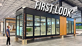 Official First Look at the Newest PREFAB HOME Factory in America [upl. by Ahsekahs]