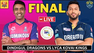 Live DD vs LKK Final  TNPL 2024  Dindigul Dragons vs Lyca Kovai Kings  Live cricket match today [upl. by Bahe]