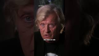 Rutger Hauer Wrote The Tears In Rain Line From Blade Runner movies [upl. by Atinahs]