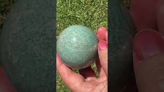 Shimmer Optical Phenomenon Visible in Amazonite Sphere  Feel Calmed and Flowing Amazonite Ball [upl. by Ordnajela]