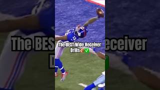 Wide Receiver Drills football [upl. by Ocihc]