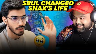 Snax Reply On How S8UL Changed His Life🥹 ft8bitGoldygg [upl. by Marlette]