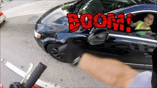 BIKER SMASH MIRROR  ANGRY PEOPLE VS BIKERS  ROAD RAGE  Ep 65 [upl. by Einnos396]