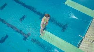 SCAC Swimming and Diving Championships Womens 1Meter Divingwmv [upl. by Byers]