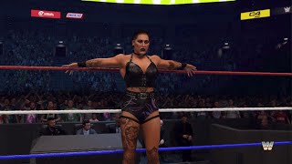 CCW Rampage 4th Match Womens elimination Chamber Qualifiers Rhea Ripley Vs Roxanne Perez [upl. by Copeland]