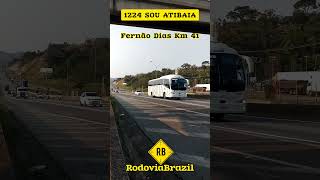 ATIBAIA X SÃO PAULO FERNÃO DIAS BR 381 KM 41 rodoviabrazil short bus [upl. by Eicats]