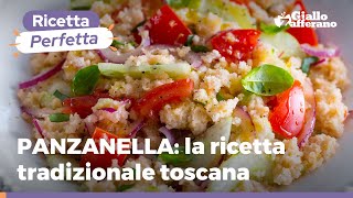 PANZANELLA la ricetta tradizionale toscana BUONISSIMA e VELOCISSIMA da preparare [upl. by Jerrilee410]