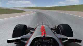 High Plains Raceway F1 rFactor simulation [upl. by Bendix]