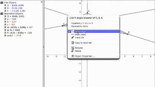 Construct the inscribed circle of a triangle [upl. by Ennayhc]