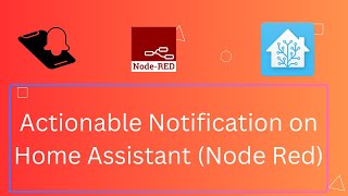 Actionable notifications Home Assistant using Node Red [upl. by Ayekahs]